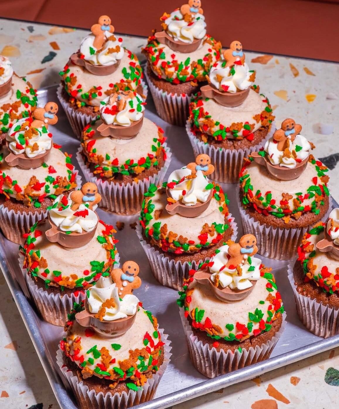 Cupcakes of christmas
