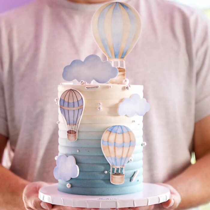 Clouds cake