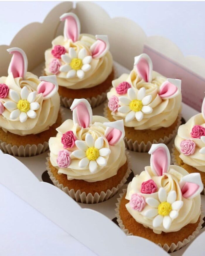 Bunnies cupcake coffrets