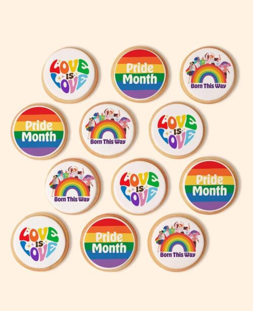 Biscuits Rainbow for gay pride