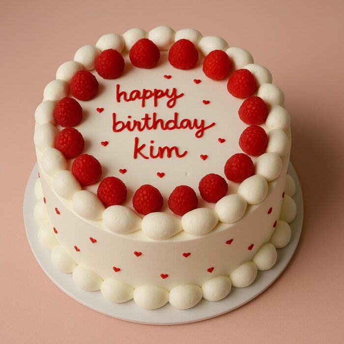 Kim's birthday cake
